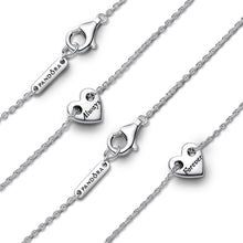 Load image into Gallery viewer, Forever &amp; Always Splittable Heart Collier Necklaces
