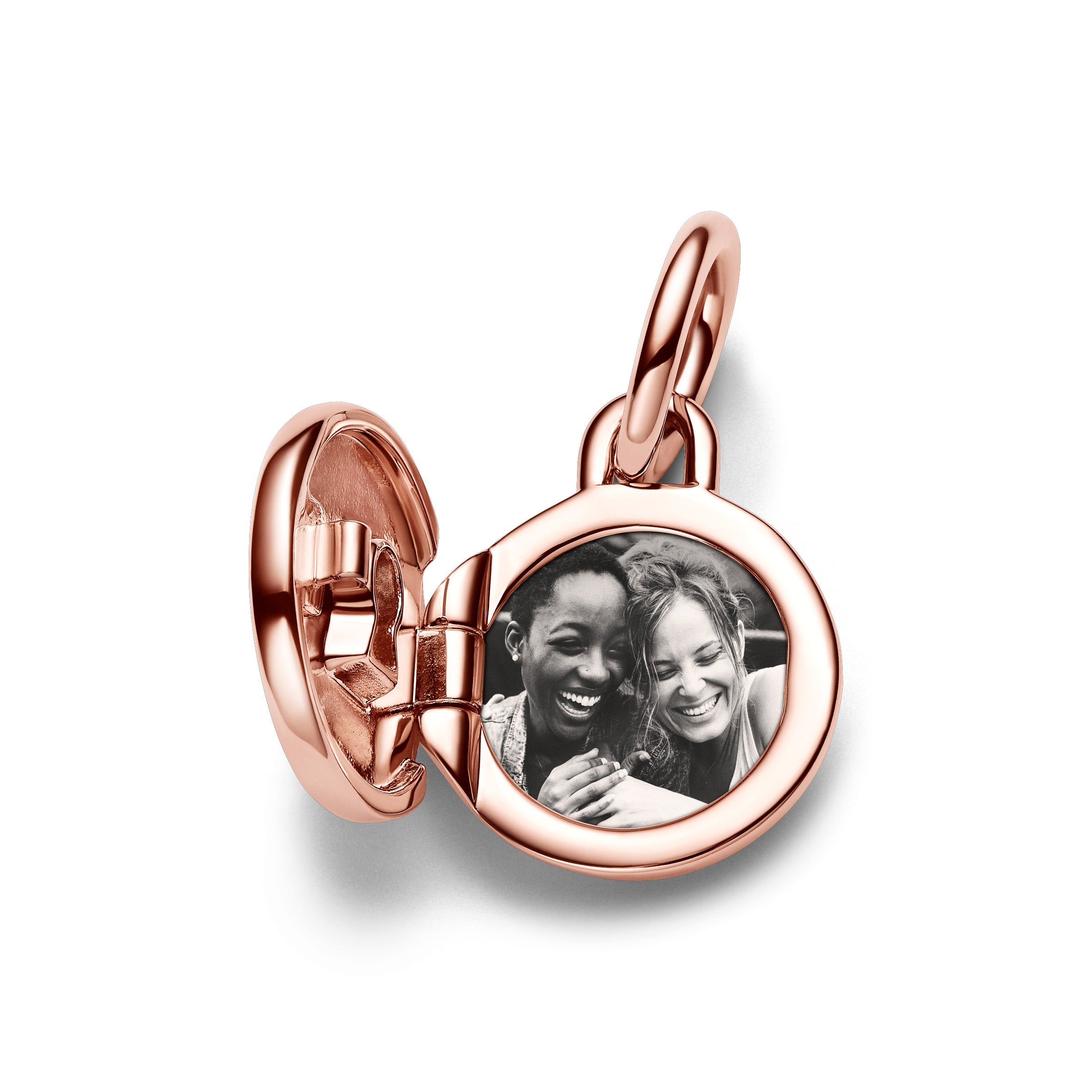 Openable & Engravable Love Locket Dangle Charm