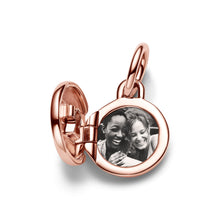 Load image into Gallery viewer, Openable &amp; Engravable Love Locket Dangle Charm
