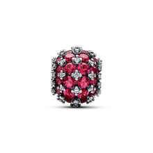 Load image into Gallery viewer, Sparkling Pavé Round Pink Charm
