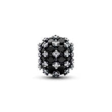 Load image into Gallery viewer, Sparkling Pavé Round Black Charm
