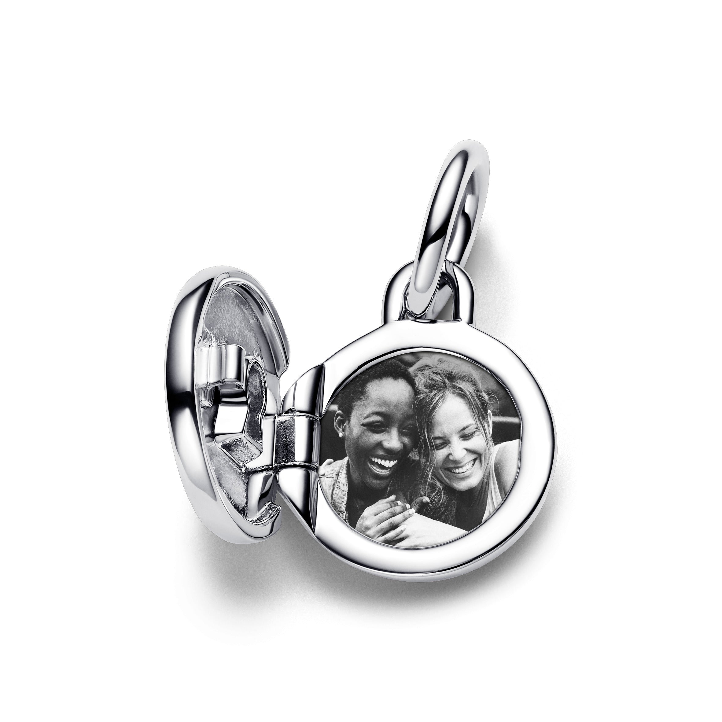 Openable & Engravable Love Locket Dangle Charm