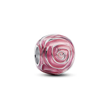 Load image into Gallery viewer, Pink Rose in Bloom Charm
