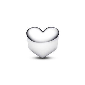 Engravable Blue Stone Heart Charm