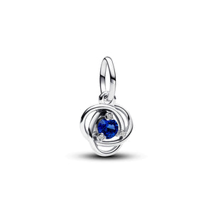 Blue Eternity Circle Dangle Charm