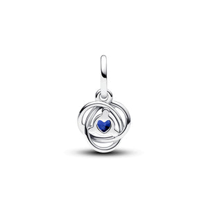 Blue Eternity Circle Dangle Charm