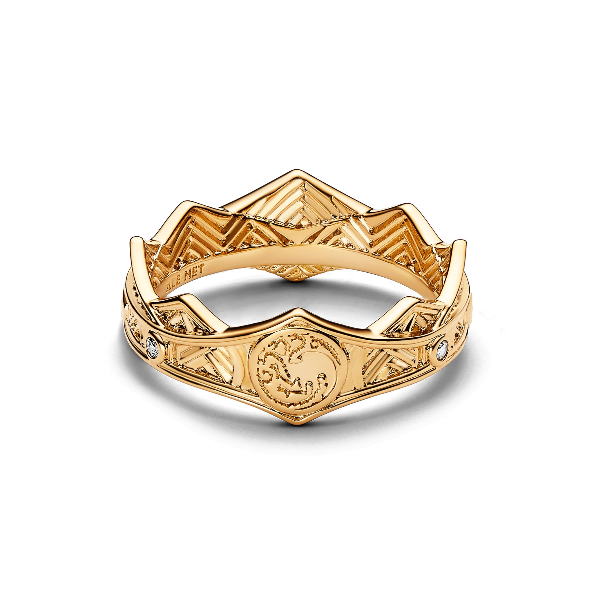 House Rings Got Game of Thrones House of the Dragon Crown Ring