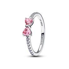 Load image into Gallery viewer, Sparkling Pink Bow Ring
