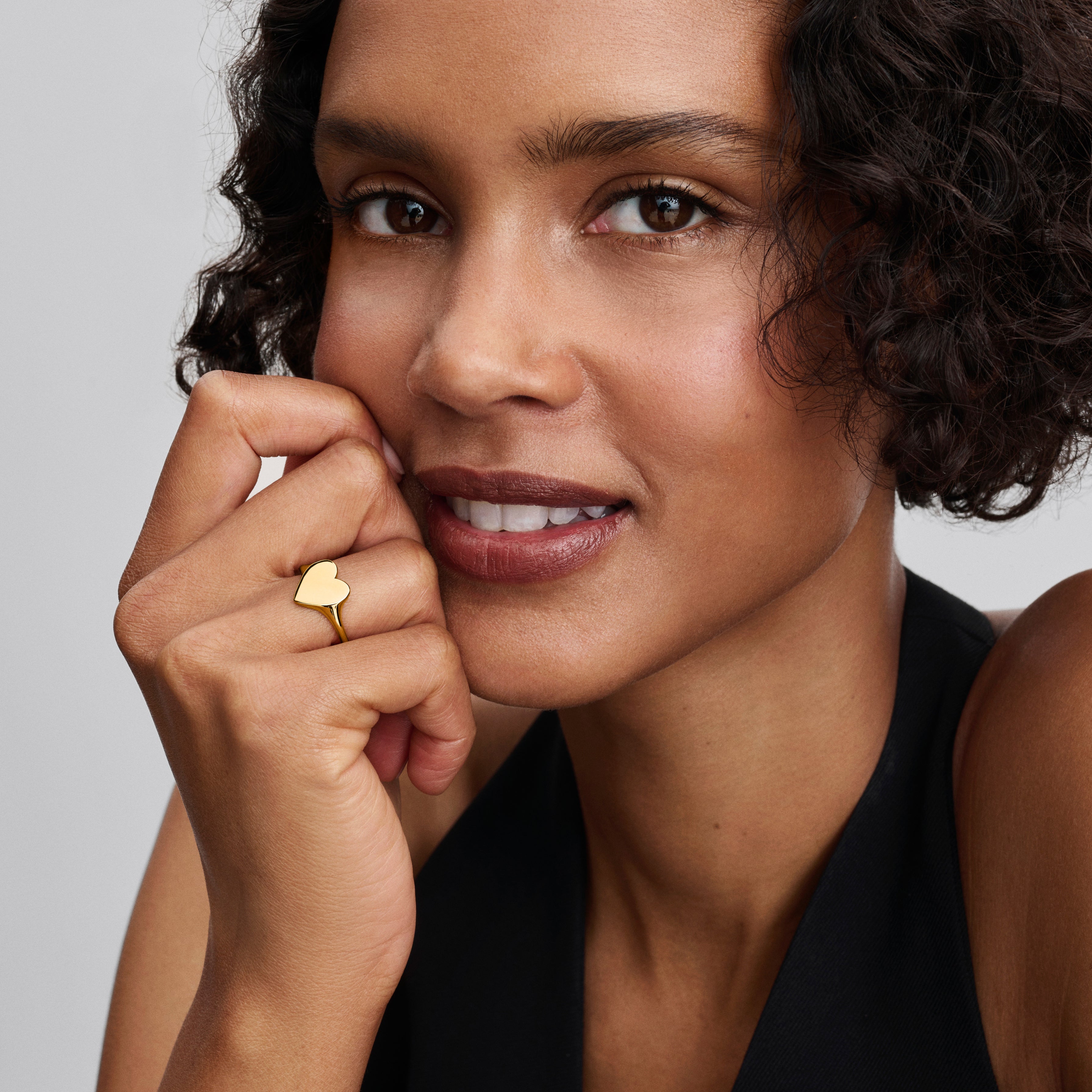 Engravable Heart Ring