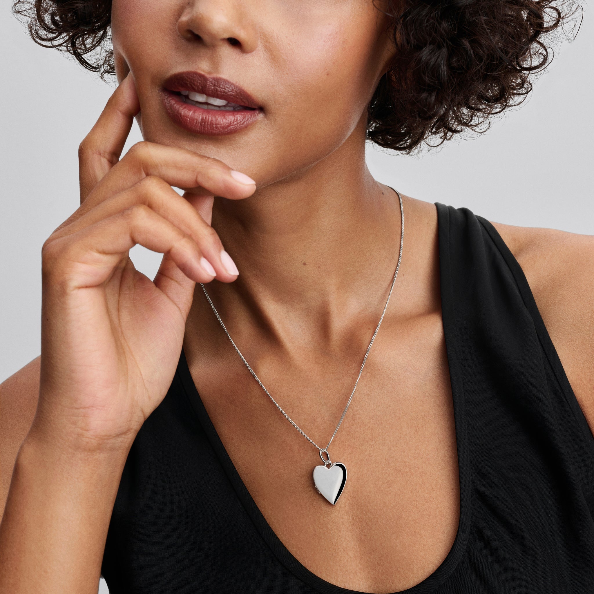 Engravable Openable Heart Tag Pendant