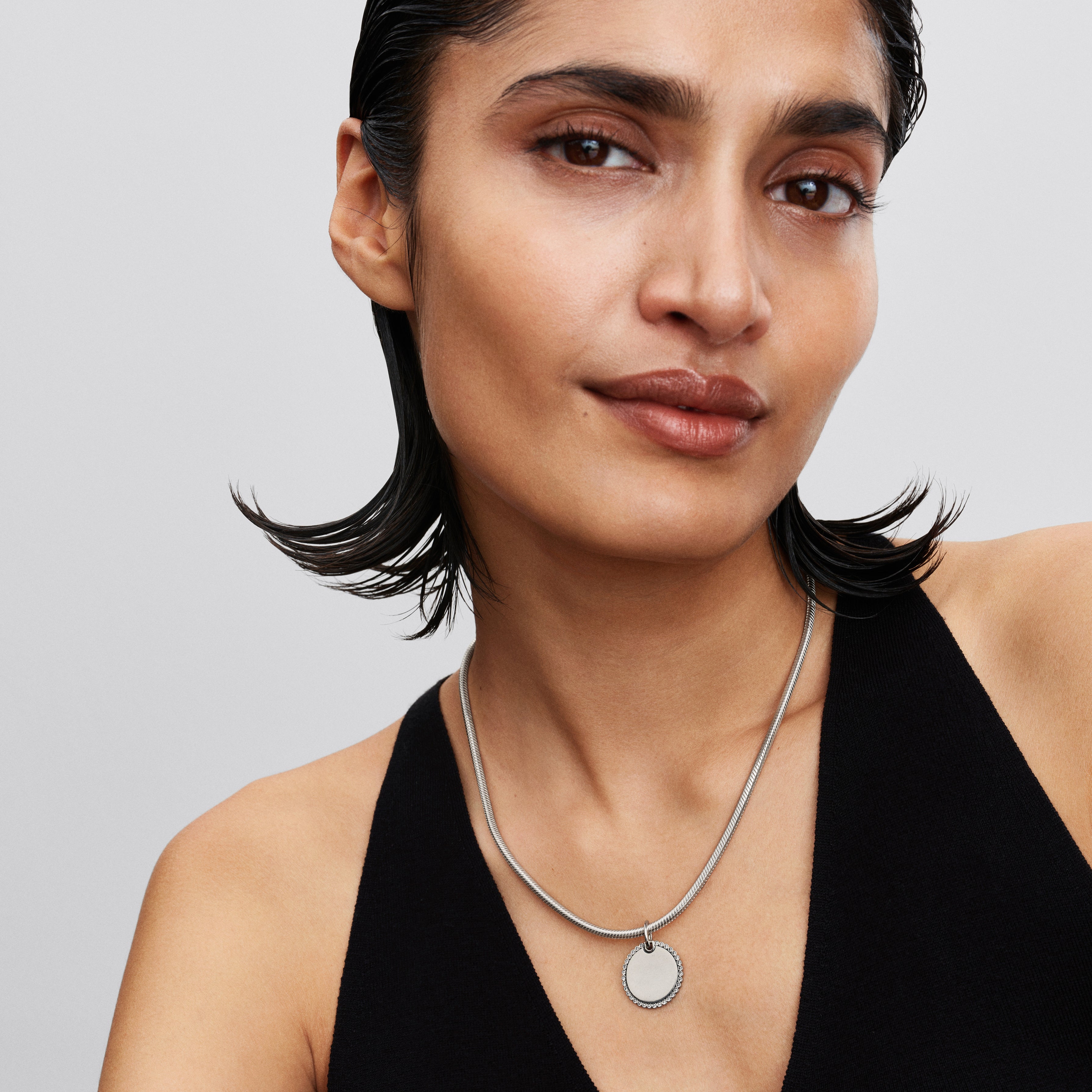 Engravable Round Tag Pendant