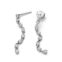 Load image into Gallery viewer, Sparkling Eight Stones Drop Earrings
