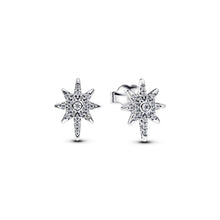 Load image into Gallery viewer, Sparkling North Star Stud Earrings
