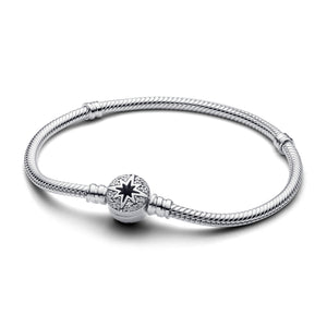 North Star Clasp Snake Chain Bracelet