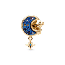 Load image into Gallery viewer, Disney Mickey Mouse &amp; Minnie Mouse Crescent Moon Charm
