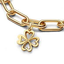Load image into Gallery viewer, Pandora ME Heart Four-leaf Clover Medallion Charm
