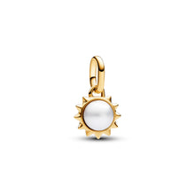 Load image into Gallery viewer, Pandora ME Treated Freshwater Cultured Pearl Sun Mini Dangle Charm
