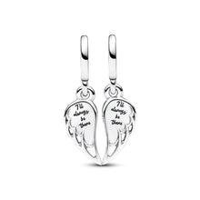 Load image into Gallery viewer, Sparkling Splitable Angel Wings Dangle Charm
