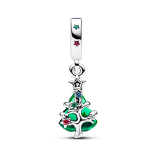 Load image into Gallery viewer, Sparkling Christmas Tree Dangle Charm
