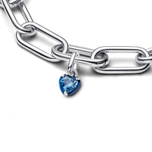 Load image into Gallery viewer, Pandora ME Blue Chakra Heart Mini Dangle Charm
