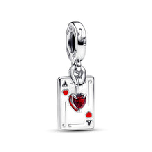 Load image into Gallery viewer, Disney Villains Queen of Hearts Double Dangle Charm
