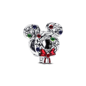 Disney Mickey Mouse Christmas Wreath Charm