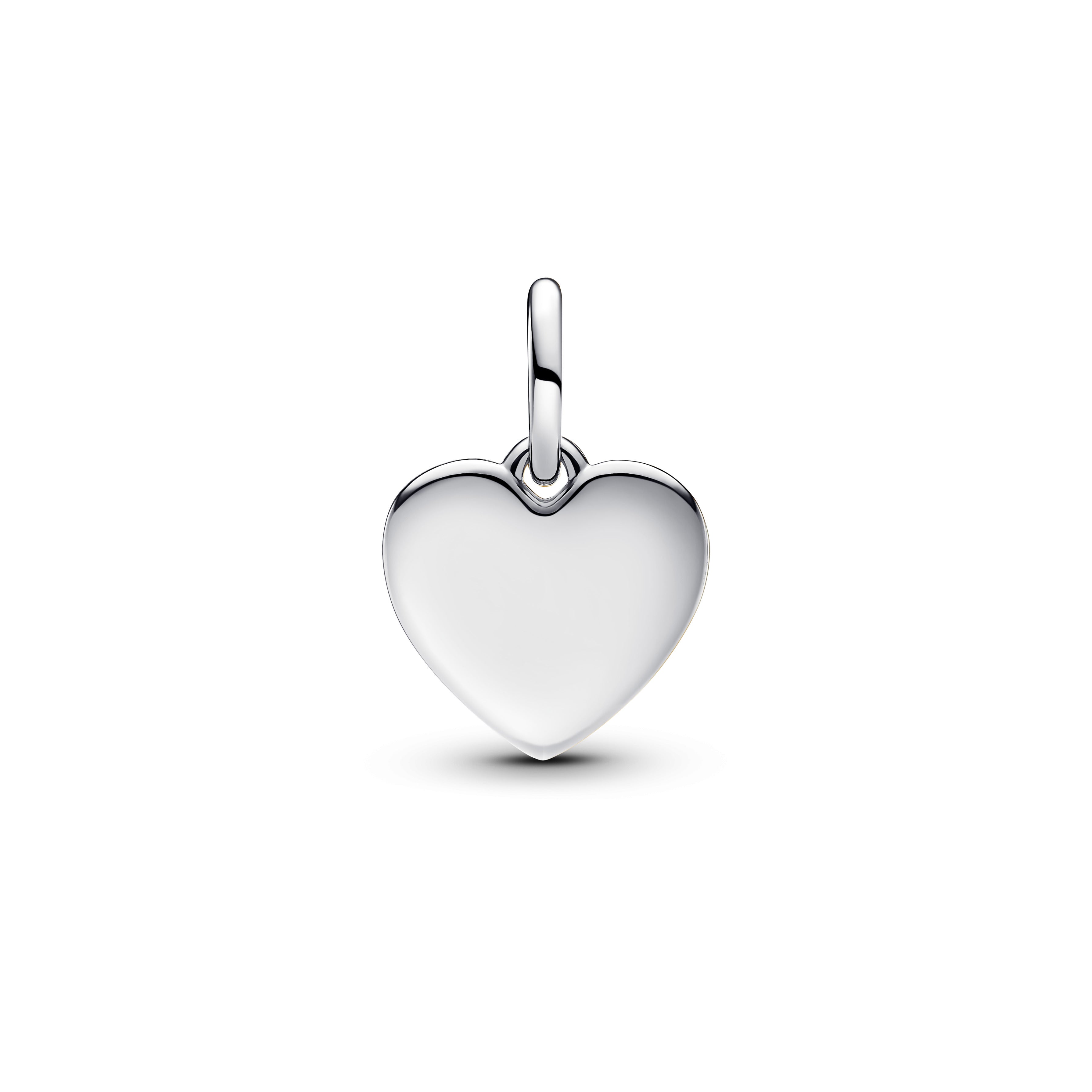 Engravable Love Heart Dangle Charm