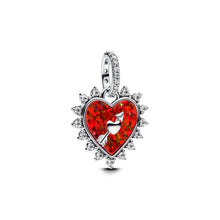 Load image into Gallery viewer, Spinnable Arrow Heart Dangle Charm
