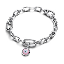 Load image into Gallery viewer, Engravable Evil Eye Murano Glass Mini Dangle Charm
