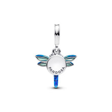 Load image into Gallery viewer, Dragonfly Double Dangle Charm
