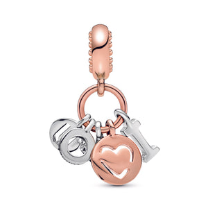 I Love You Letters Dangle Charm