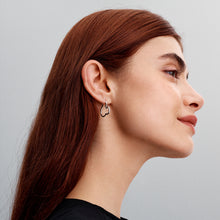 Load image into Gallery viewer, Disney Mickey Mouse Silhouette Hoop Earrings
