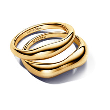 Load image into Gallery viewer, Organically Shaped Stacking Rings
