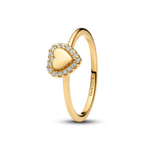 Load image into Gallery viewer, Engravable Heart Halo Ring
