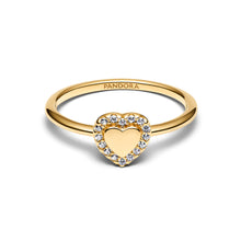 Load image into Gallery viewer, Engravable Heart Halo Ring
