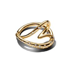 Load image into Gallery viewer, Organically Shaped Stone-Set Heart Ring
