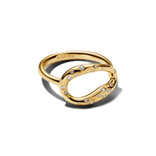 Load image into Gallery viewer, Organically Shaped Stone-Set Statement Ring
