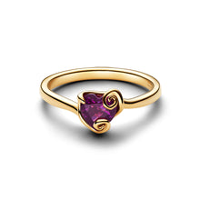 Load image into Gallery viewer, Disney The Nightmare Before Christmas Sally Purple Heart Ring
