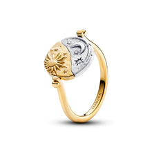 Load image into Gallery viewer, Sun &amp; Moon Reversible Medallion Ring
