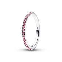 Load image into Gallery viewer, Sparkling Pink Band Ring
