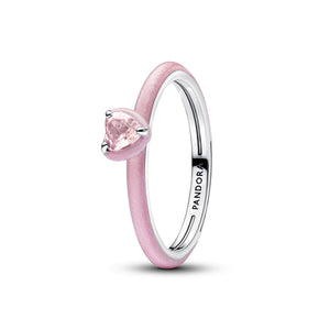 Pink Chakra Heart Ring