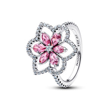 Load image into Gallery viewer, Double Flower Cocktail Ring

