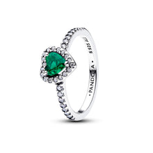 Load image into Gallery viewer, Elevated Royal Green Heart Ring
