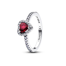 Load image into Gallery viewer, Elevated Fuchsia Rose Heart Ring
