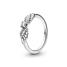 Load image into Gallery viewer, Sparkling Angel Wing Stackable Ring
