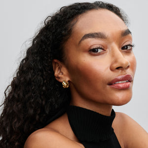 Rippled Hoop Earrings