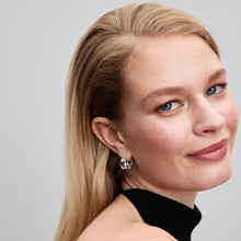 Load image into Gallery viewer, Rippled Small Hoop Earrings
