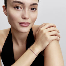 Load image into Gallery viewer, Pink Small Tennis Bracelet
