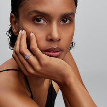 Load image into Gallery viewer, Elevated Light Purple Heart Ring
