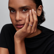 Load image into Gallery viewer, Sparkling Pink Flower Ring
